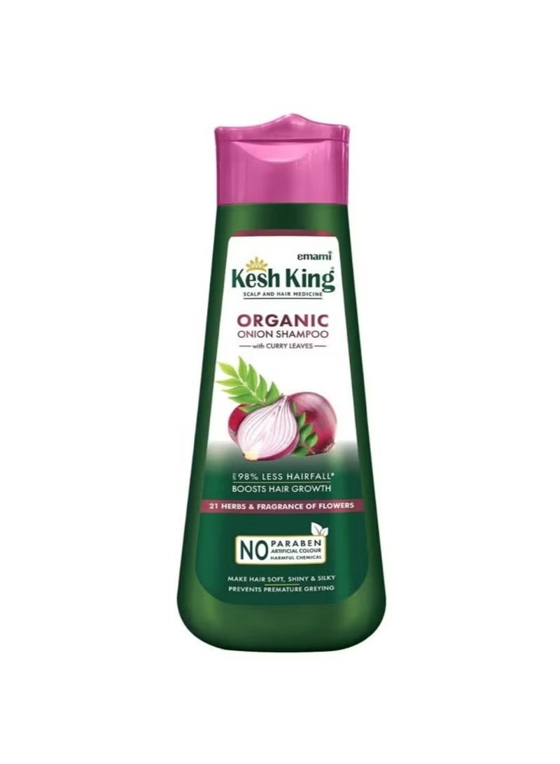 Kesh King Ayurvedic Onion Shampoo with 21 Herbs, Reduces Hair Loss and Promotes Growth 300ml - Image 1